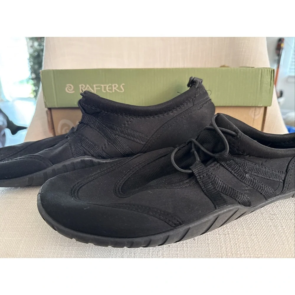Rafters Cabo Black Water Shoe Slip On Adjustable 70111R Size 14 M With Box‎